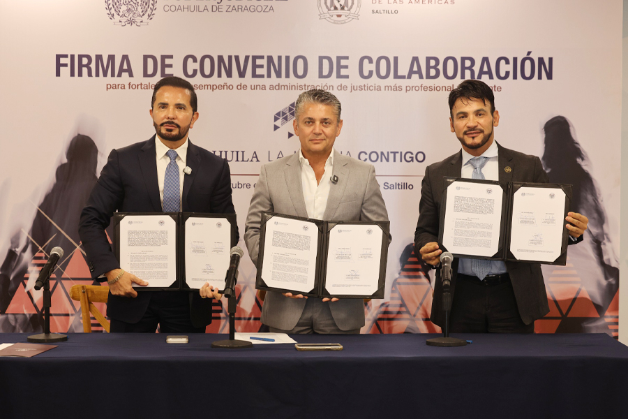 Poder Judicial de Coahuila y Universidad Vizcaya